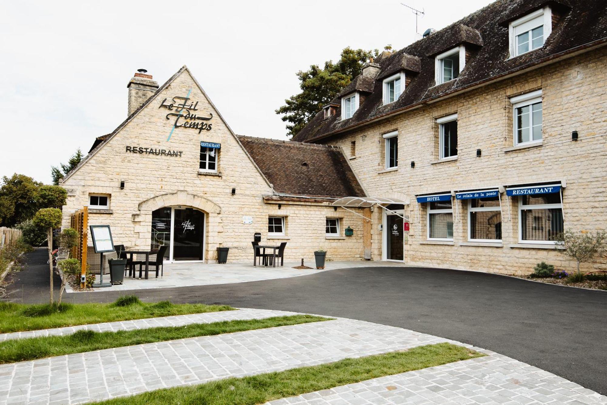 Logis Hotel Le Relais De La Poste Restaurant Le Fil Du Temps Thury-Harcourt-le-Hom Eksteriør bilde